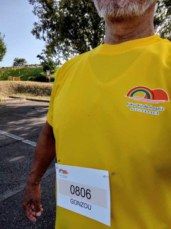 あわら北潟湖ランしてきました❗鮮やかなイエローが良いですね✨