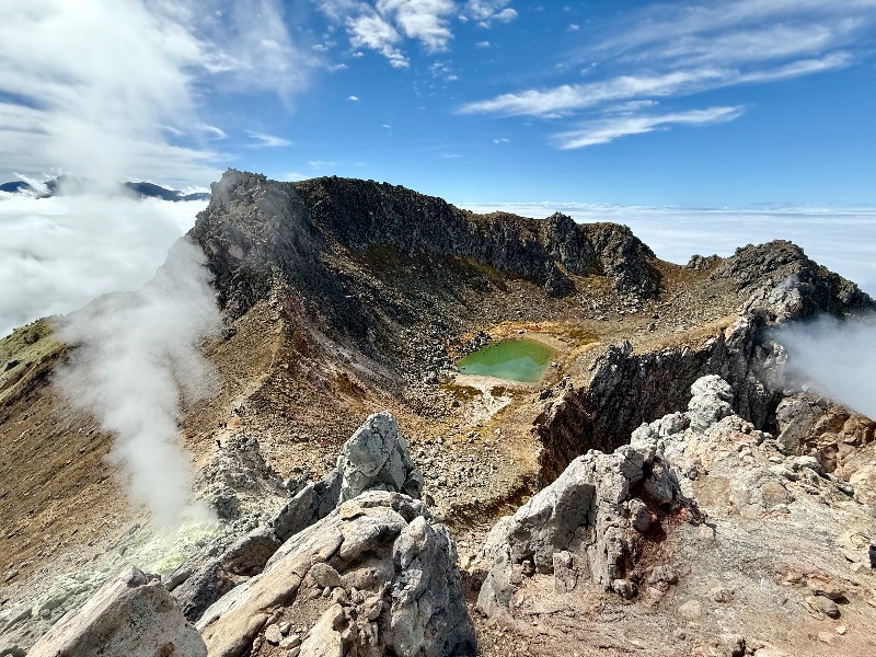 山登りで応援します！北アルプス焼岳
